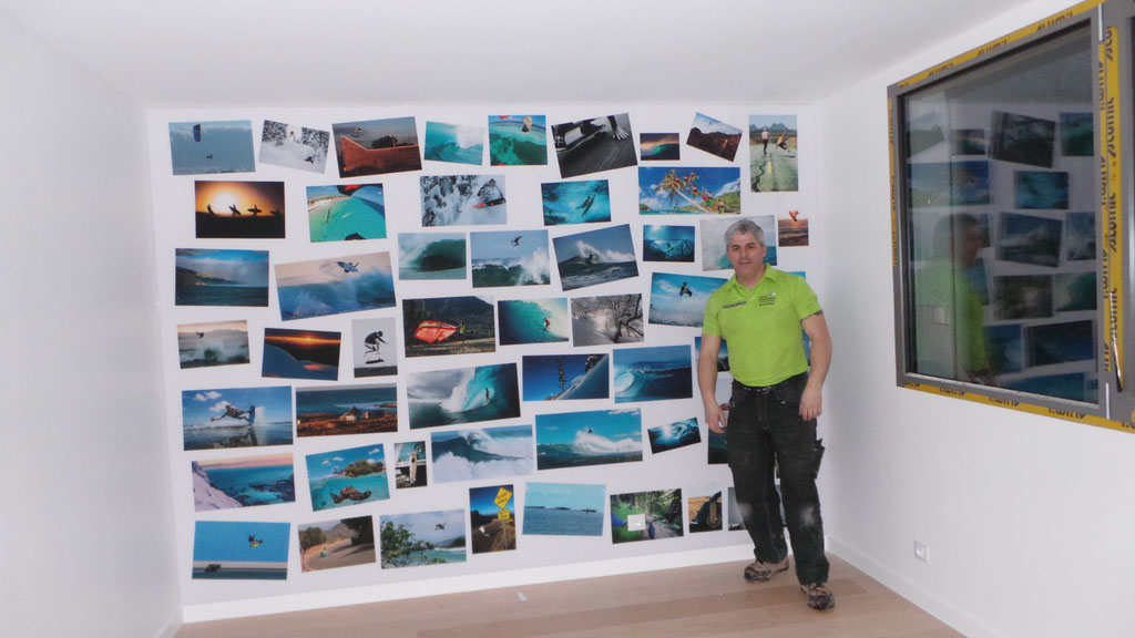 La Toile du menuisier - mur imprimé